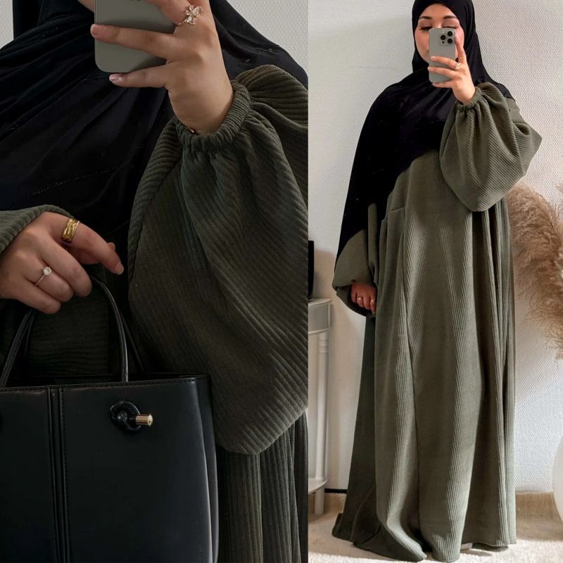 Vêtements pour femmes printemps et automne nouvelle grande robe longue décontractée ample_voghion.com