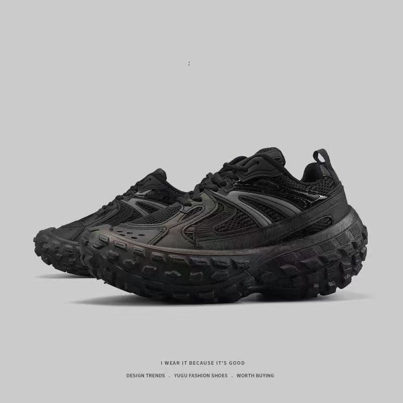 Zapatos deportivos de suela gruesa para hombre, estilo París, verano 2025, nuevos, para papá, con aumento de altura, informales, para parejas_voghion.com