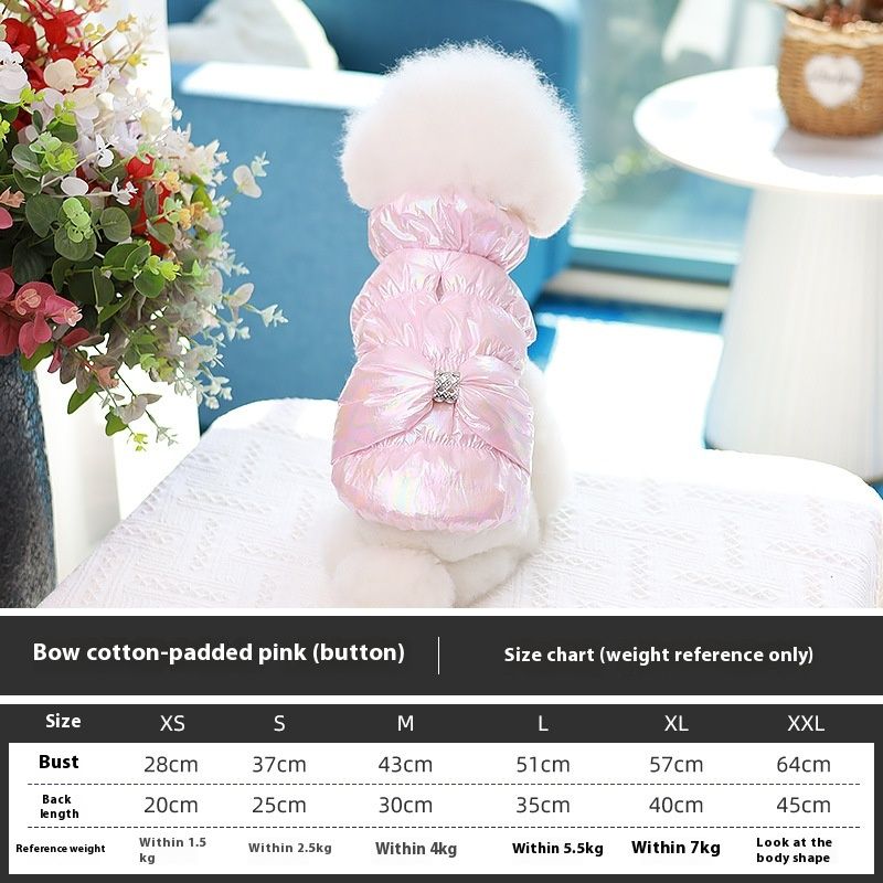 New cotton coat, vest, cat clothing, dog down jacket, autumn and winter pet clothing_voghion.com