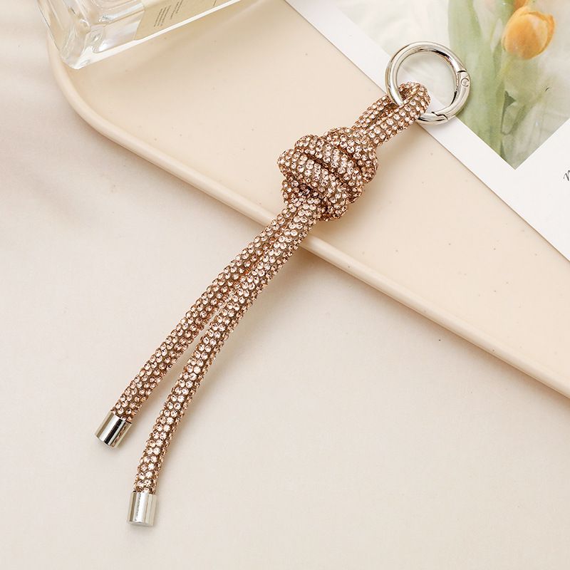 High-end Pendant Case Keychain Hanging Accessories Rhinestone Chain Bag Phone Strap_voghion.com