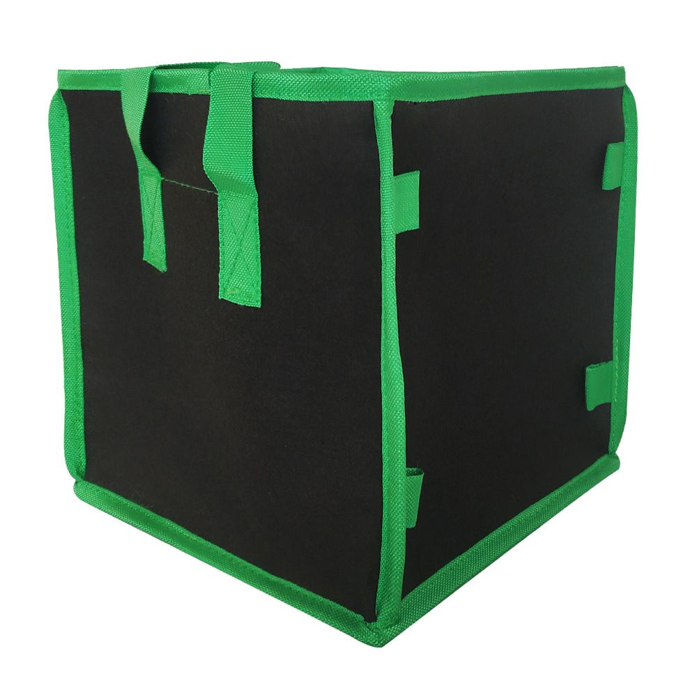 Quadratischer Pflanzbeutel für Tomatenpflanzen, DIY-Kartoffelpflanzeimer, Filz, Blumenstoff, Pflanztopf, Vlies-Setzlingsbeutel_voghion.com