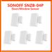 SONOFF SNZB-04P vezeték nélküli kapcsolat riasztó intelligens otthoni modul Zigbee 3.0 ajtó ablak megfigyelő érzékelő_voghion.com