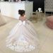 Kinderkleid Prinzessinnenkleid Kleines Mädchen Hochzeitskleid_voghion.com