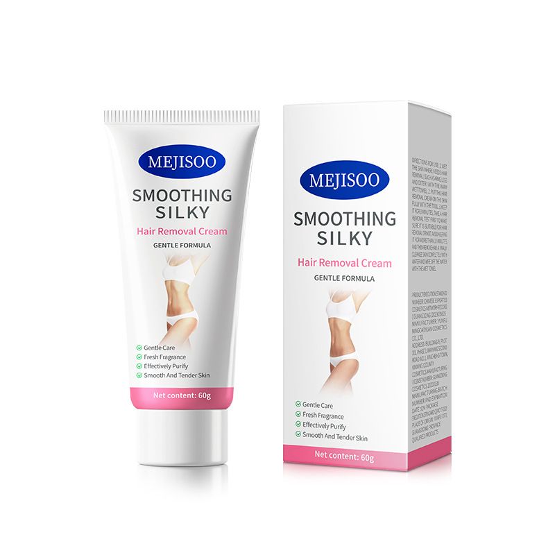 Crème dépilatoire MEJISOO pour jambes, aisselles et bras – Crème dépilatoire douce à la formule hydratante, rapide et indolore, 60 g_voghion.com