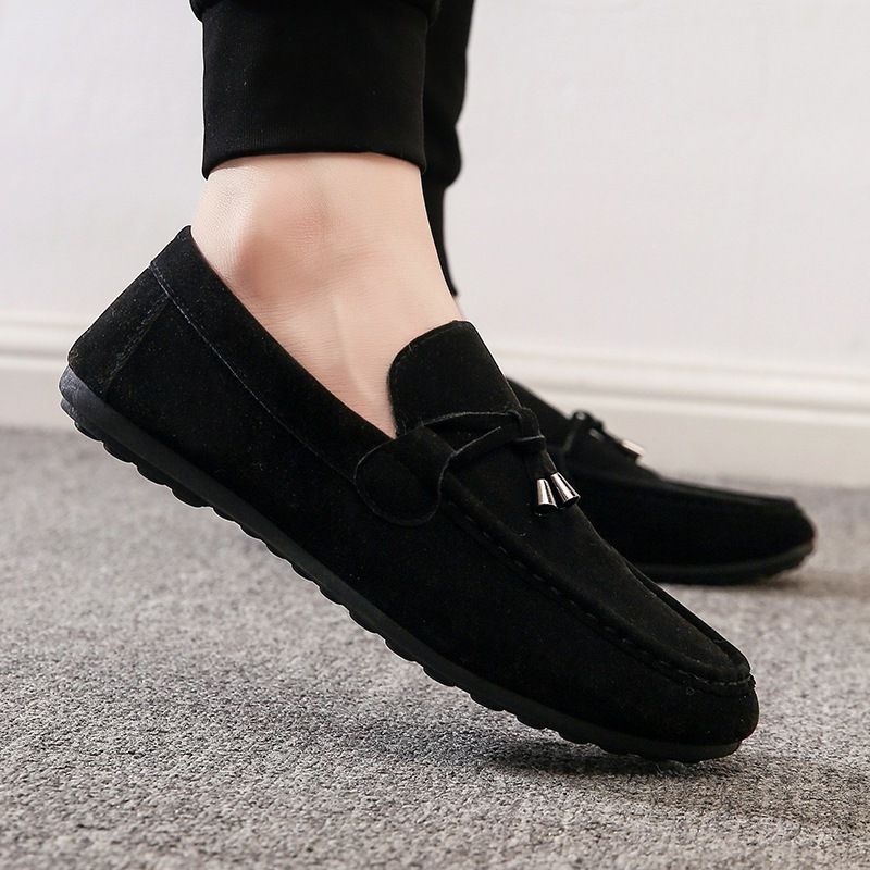 Men’s Shoes Men's Moccasins Slip On Shoes Trendy Slip On Shoes For Men All Match Lazy Shoes Casual Korean Style Hot Sale_voghion.com