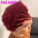 Human Hair Half Braid Half Afro 13x4 Short Wig - 100% Virgin Remy Hair Mixed Style Wig With HD Lace Front & Adjustable Straps (Best Seller)_voghion.com