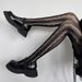 Spring and summer hollow thin heart-shaped Lolita women's leggings wavy edge fishing net socks lace pantyhose_voghion.com