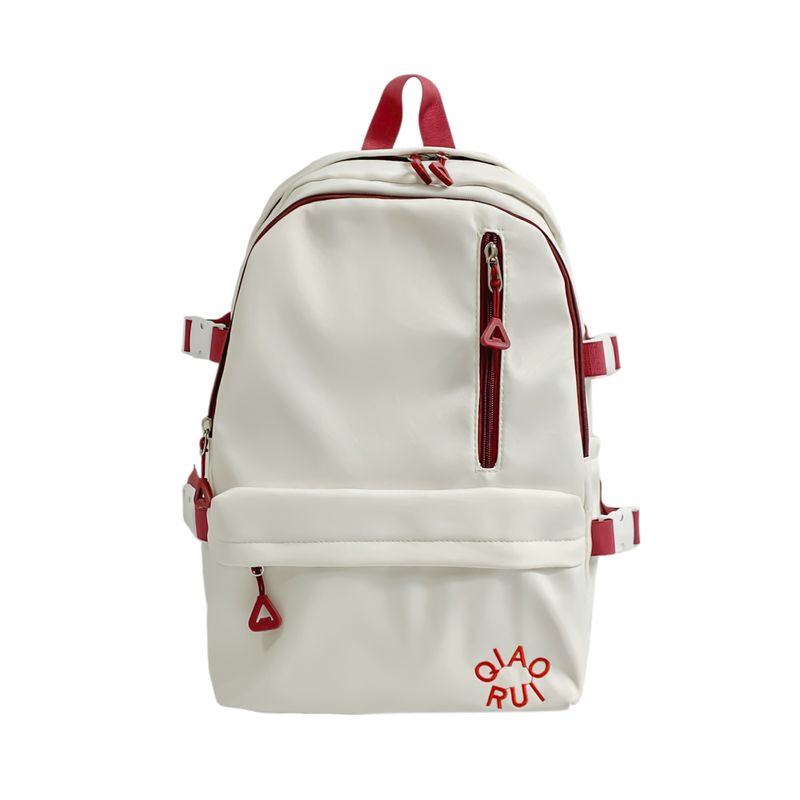 Preppy stil skolesekk med stor kapasitet jente ungdomsskole high school college jente japansk koreansk INS tekstur ryggsekk_voghion.com