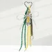 Ins Smooth Leather Pearl Y2k Long Tassel 3D Bow Keychain Korean Style Charm Bag Wallet Decoration School Y250418_voghion.com
