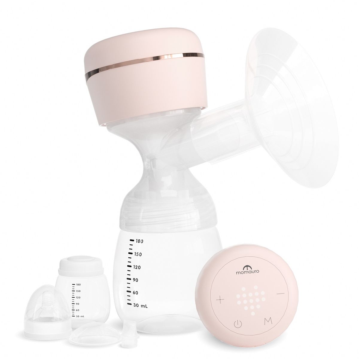 Electric breast pump integrated electric breast pump fully automatic large suction milking painless silent breast pump_voghion.com