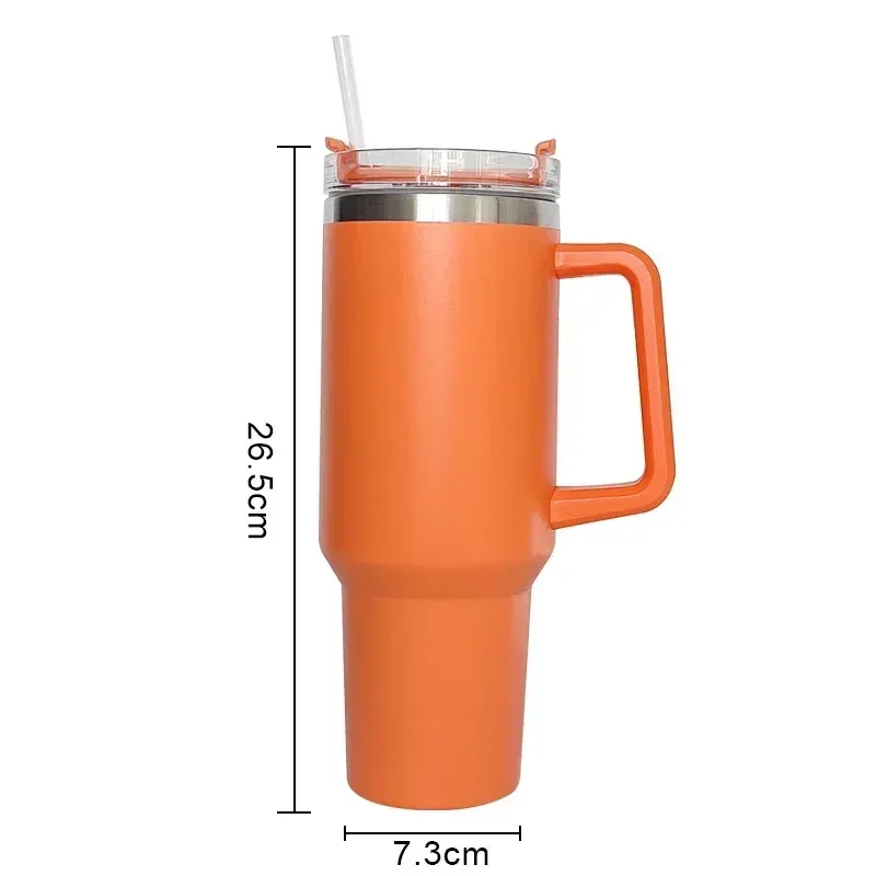 choiceness 40oz Travel Tumbler - Insulated With Straw Lid_voghion.com