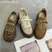 Leopard Women Platform Canvas Autumn Casual Sneakers Trend Fashion Loafers Shoes Dresses Unprinted Good Products Zapatos_voghion.com