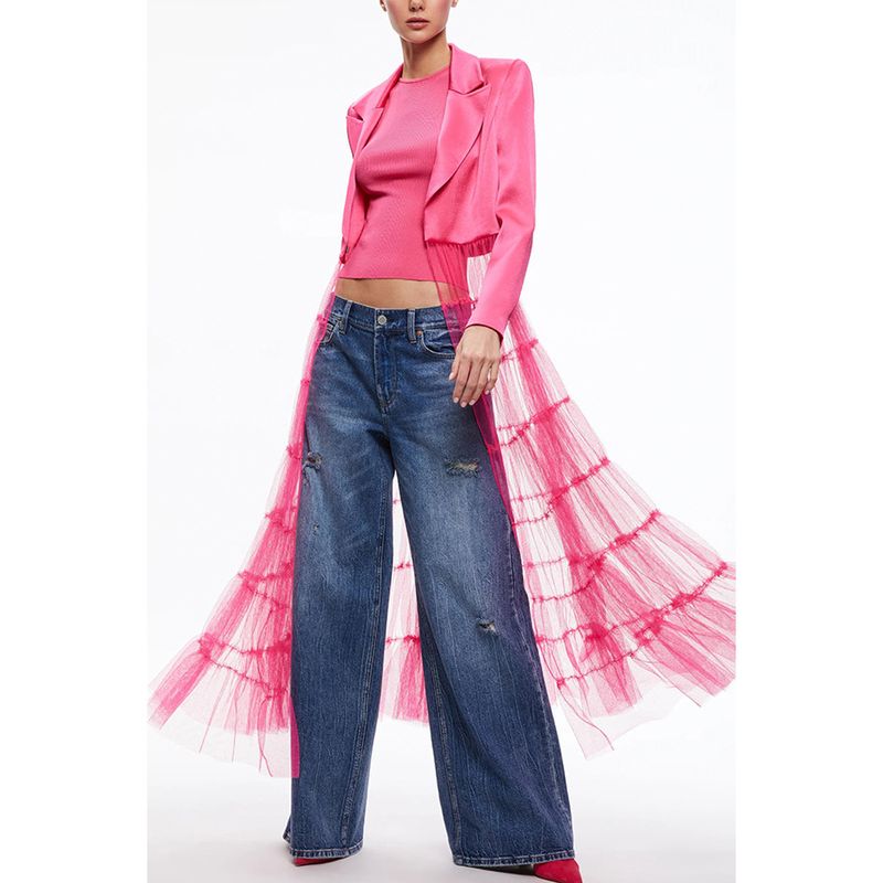 Abbigliamento femminile Abito elegante con risvolto Abito casual ampio da donna_voghion.com