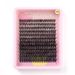 Segmented false eyelashes Large capacity natural single cluster self-grafted purple hair eyelashes_voghion.com