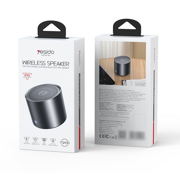 Taşınabilir Hoparlörler Bluetooth Hoparlör Küçük Çelik Top Açık Hava Taşınabilir Küçük Hoparlör Subwoofer Mini Kablosuz Bluetooth Hoparlör_voghion.com