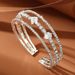 Retro temperament personality diamond multi layer bracelet fashion bracelet trendy hand jewelry_voghion.com