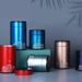 Exquisite versiegelte Teebox aus Metall, rund, einfarbig, Teeverpackungsglas zur trockenen Lagerung von Tee, Kaffee, Gewürzen und Süßigkeiten_voghion.com