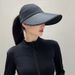 New Summer Women's Large-brimmed Protection Foldable Ice-silk Fashion Versatile Sun Hat_voghion.com