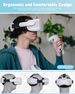 Regulējama galvas siksna Oculus Quest 2 akumulatora blokam VR austiņām Halo siksna Power Bank Oculus Quest 2 VR piederumiem_voghion.com