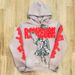 Men's Clothing Print Long Sleeve Pullover Top Street Hip Hop Couple Outfit Washed Hooded Sweatshirt_voghion.com