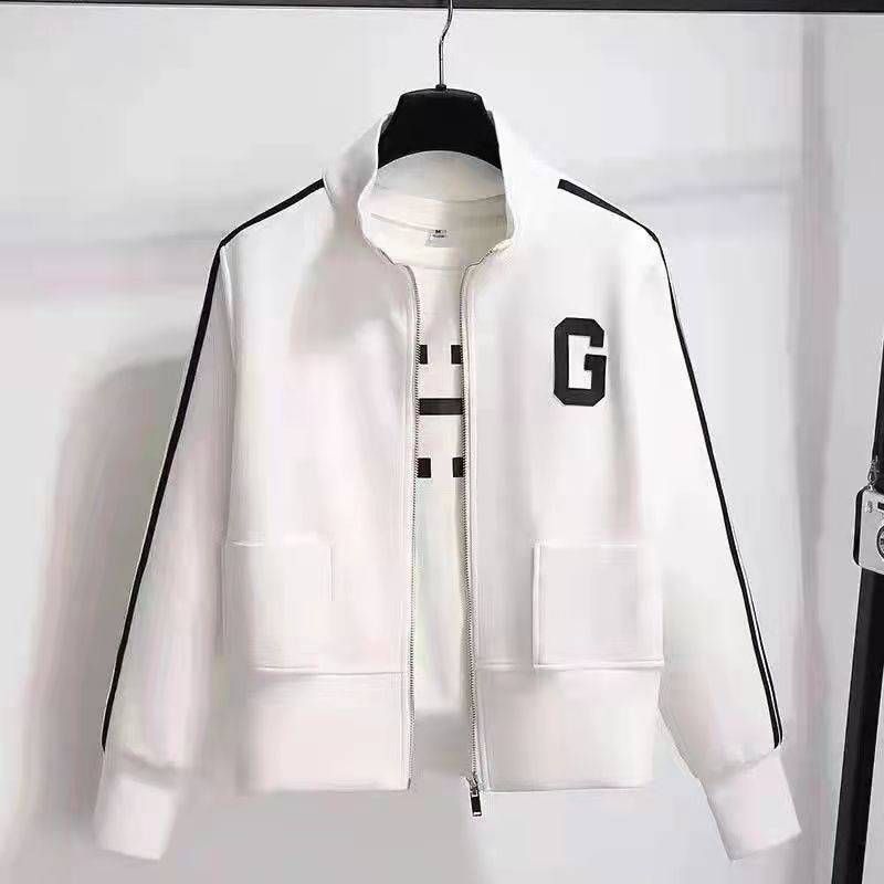 Women's Clothing Sports Casual Jacket Loose Short Baseball Uniform_voghion.com