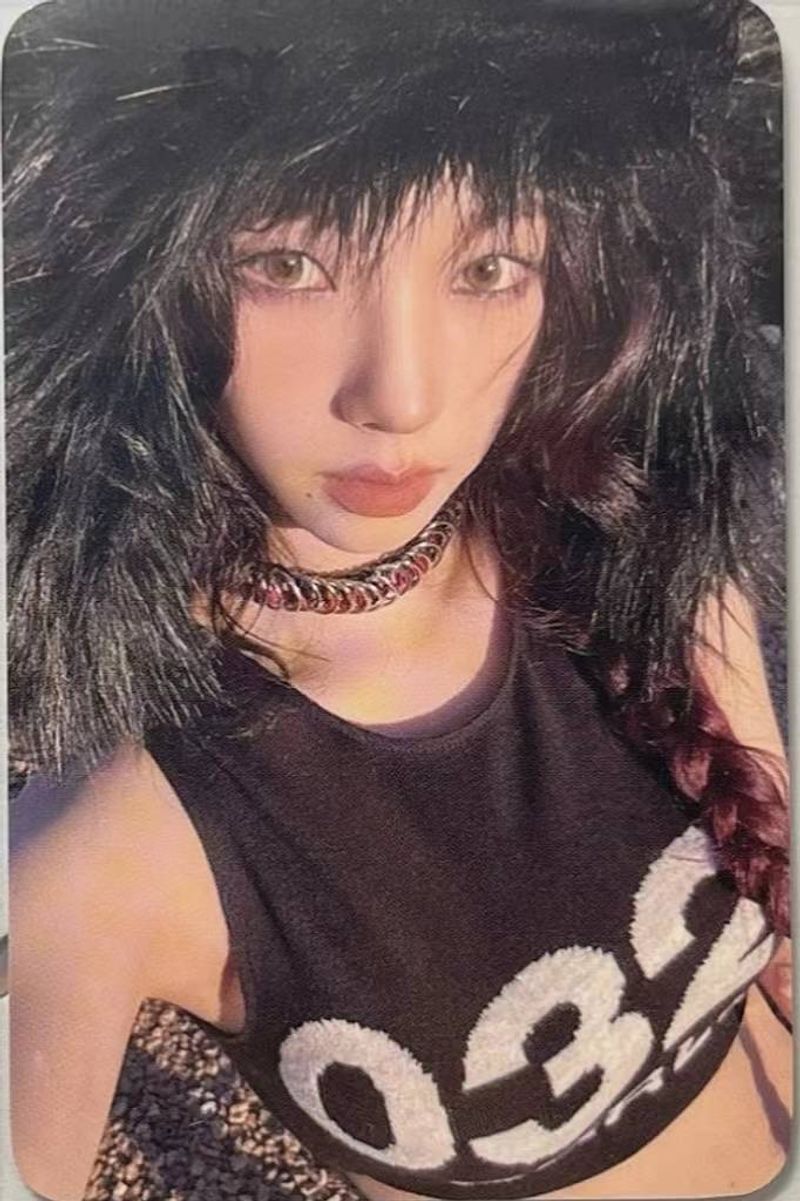 Aespa 5th Mini Album Whiplash Everline Store Benefitial Karina Official Photocard_voghion.com