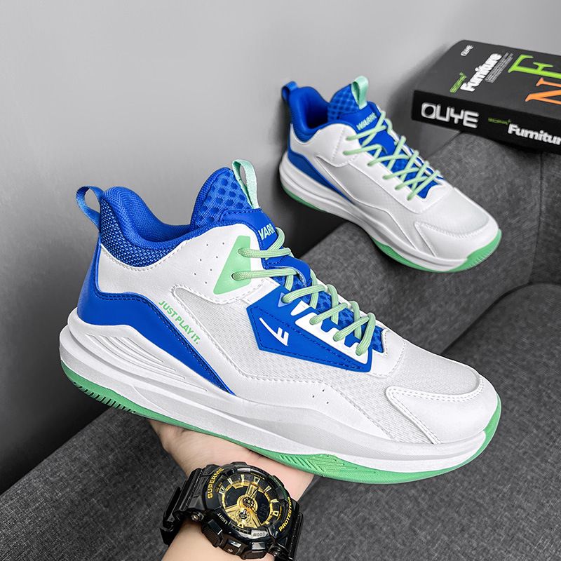 Basketbal Heren 2024 Lente Nieuwe Student Zachte Zool Lichtgewicht Sportloopschoenen _voghion.com