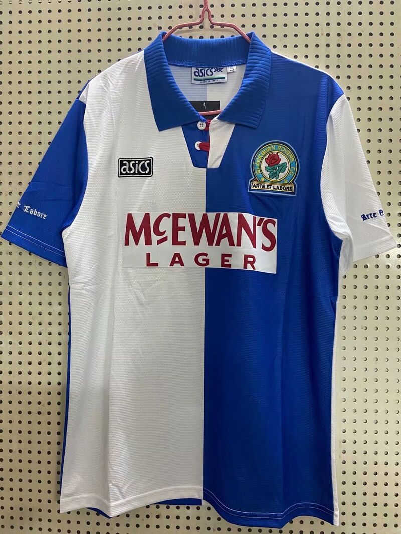 sics Blackburn Rovers 1995-1996 Camiseta retro local_voghion.com