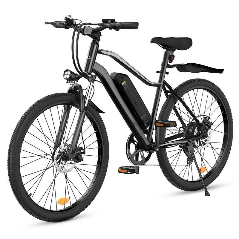 IScooter EB3 26-inch electric bicycle 500W motor 36V10.4Ah battery 100km range 35km/h speed._voghion.com