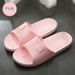 Men's & Women's Anti-Slip PVC Slippers – Breathable Toe Loop Sandals For Home, Bathroom & Outdoor (Minimalist Couple Design, Multiple Colors)_voghion.com