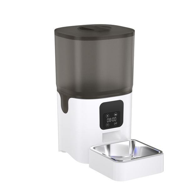 Automatyczny karmnik dla kotów Cube Pet o pojemności 6 l z pilotem, aplikacją mobilną/5G, Wi-Fi i timerem_voghion.com