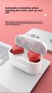 Digital Heart Headset Heart Shaped Bluetooth Headset Call Noise Canceling Headset_voghion.com