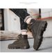 Martin Boots Men's High-top Tooling Boots Leather Retro Style Big Yellow Boots Can't Be Kicked Badly_voghion.com