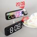 New Simple Projection LED Large Font Display Electronic Digital Alarm Clock With Temperature_voghion.com