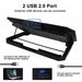 Laptop Cooling Pad With Adjustable Height Two 5.1 Inches Fan 2 USB Ports Suitable For 12-15.6inch Laptops_voghion.com