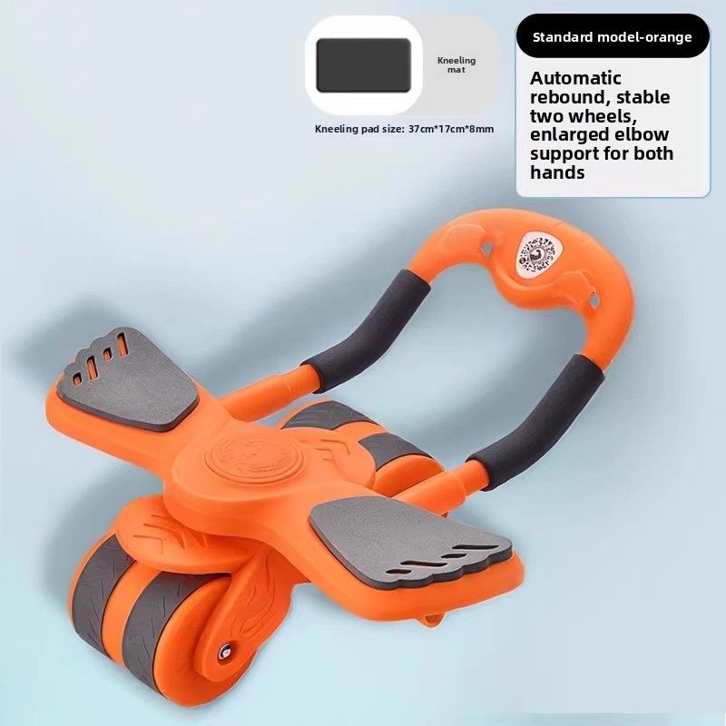 Four-Wheel Wheel Automatic Rebound 2025 New Model Home Use Belly Slimming Abdominal Muscle Training Device Fitness_voghion.com