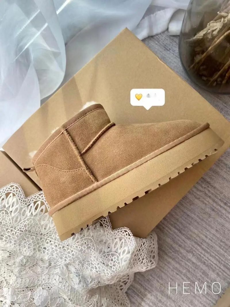 Designer Snow Boots Australia Mini Platform Boot Womens Tazz Slippers Tasman Slip-on Slides Winter Warm Booties Wool Suede  Skin Shoes Ankle Bootes_voghion.com