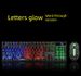 Kaidiwei 9122 letras luminosas retroiluminadas coloridas y geniales para computadora, teclado, ratón, juego de mesa, juego de palabras transparente_voghion.com