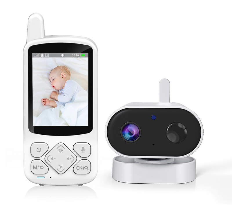 PSABM800 Video Baby Monitor Telecamera remota VOX 2.8 pollici IPS Monitor della temperatura Telecamera a infrarossi per visione notturna Audio bidirezionale HD 1280 * 720P_voghion.com