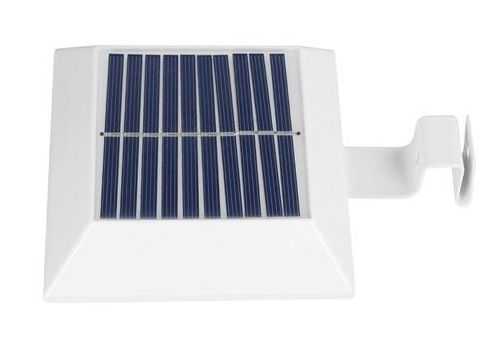 12 LED Solar Powered Waterproof Outdoor Lights For Fence, Garden, Pathway – Dusk To Dawn Sensor, White/Warm Light, Black/White Housing_voghion.com