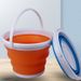 Foldable Portable Outdoor Travel Water Fishing Plastic Large Handheld Car Wash Bucket_voghion.com