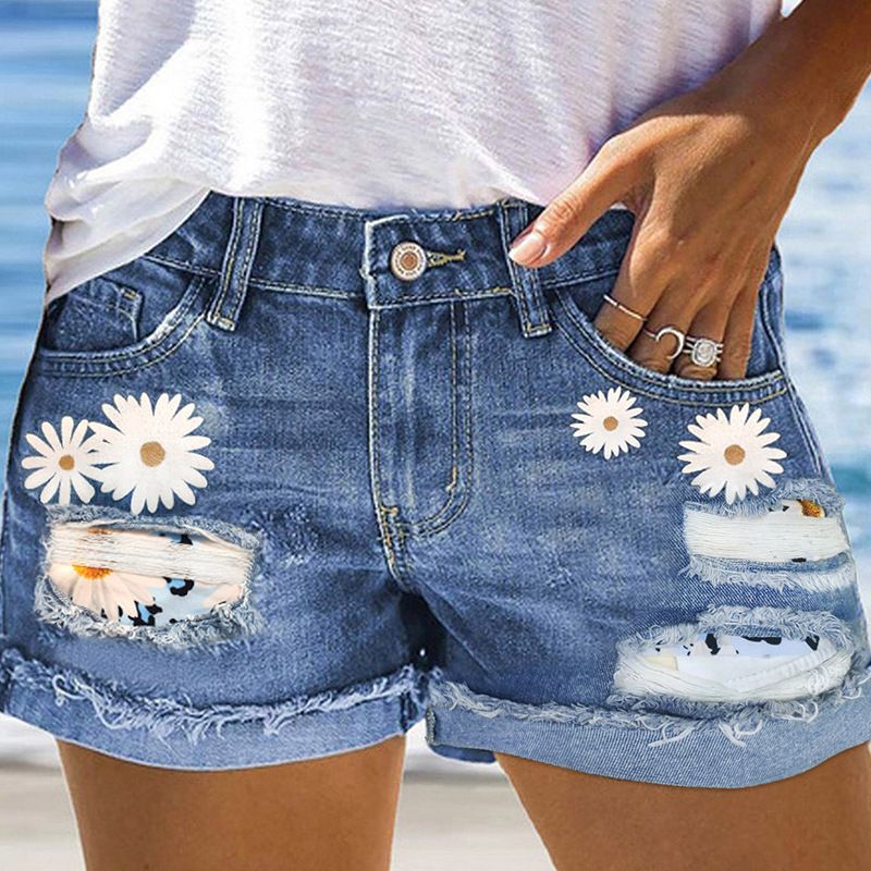 Damenbekleidung Street Fashion Sommer Denim Shorts Sexy Hosen_voghion.com