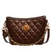 Gesteppte Kette Unterarm für Frauen 2025 Herbst High-End Single Shoulder Crossbody Bucket Bag_voghion.com