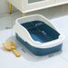 Box Small With Lid Large Fully Enclosed Splash-Proof Odor-Proof Toilet Transparent Litter Tray Cat Supplies Collection_voghion.com
