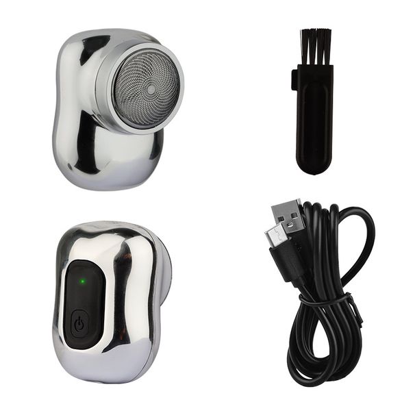 Mini elektrisch scheerapparaat, huishoudelijke auto-oplaadbare baardtrimmer, draagbaar scheerapparaat_voghion.com