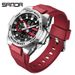 Sport Digital Watch With Alarm, Waterproof 50m, Analog-Digital Display, LED Backlight, Multifunctional Military Style Watch For Students_voghion.com