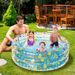 Swimming 59x21in 3 Up Pool Inflatable Foldable Family Swim Blow Pool Pool For Ball Center_voghion.com