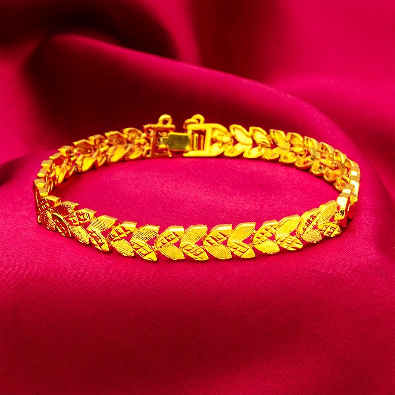 Unisex Smykker Mode Sikkerhedsur Spænde Engros Hvedeørearmbånd_voghion.com