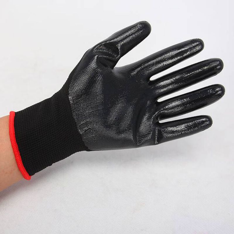 Nitrile Coated Safety Work Gloves Oil Resistant Non-Slip Durable For Garden & Repair_voghion.com