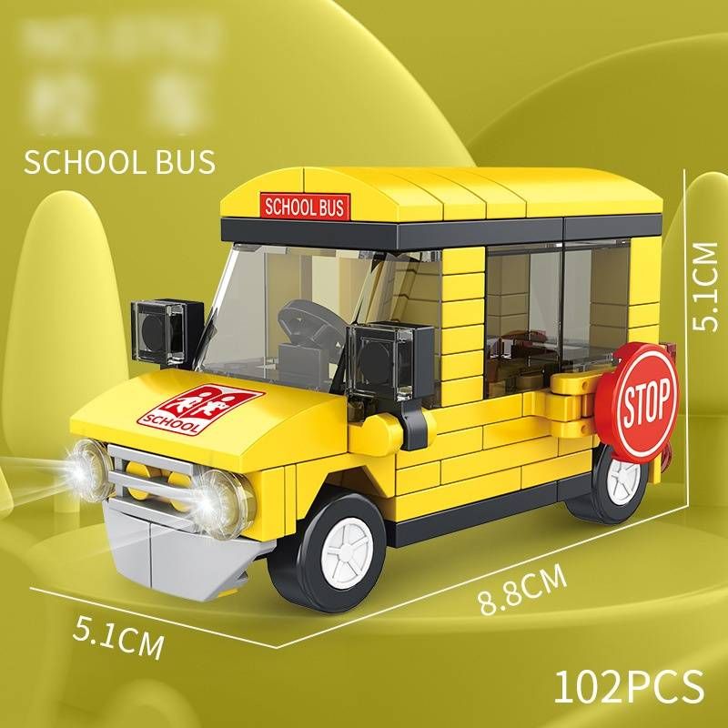 Mehrere Modelle Stadtverkehr Lego Baustein Spielzeug, Cartoon Auto Montage Engineering Auto Spielzeug Puzzle Modell Urlaub Geschenk Wahl_voghion.com